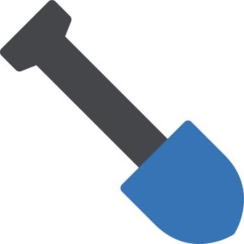 shovel vector glyph color icon