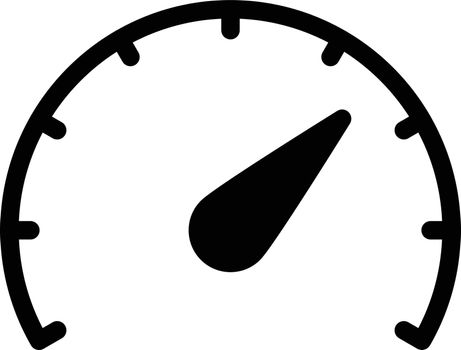 meter vector glyph flat icon