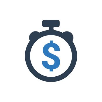 Investment Time icon. Vector EPS file.