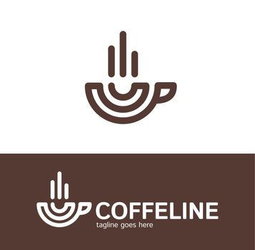 Espresso Line Icon, Outline Vector Symbol Illustration. Pixel Perfect, Editable Stroke.