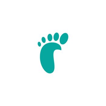 Foot care ilustration logo vector design