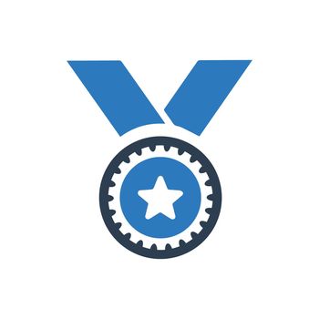 Victory, Medal icon. Vector EPS file.