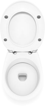 3D Realistic White Clean Toilet. EPS10 Vector