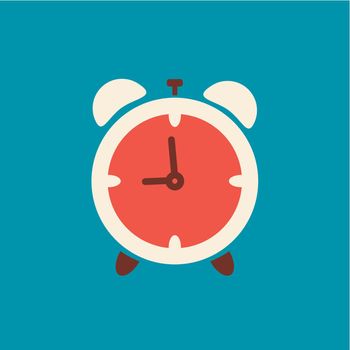 Alarm Clock vector icon, travel illustration , eps 10