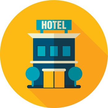 Hotel vector icon. Travel. Summer. Summertime. Holiday. Vacation, eps 10