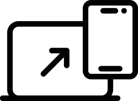 gadget vector thin line icon