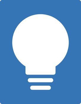 bulb vector glyph colour icon