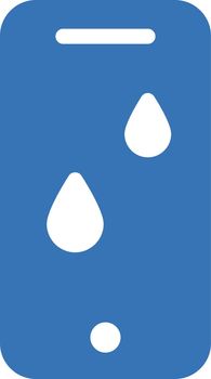 water drop Vector illustration on a transparent background. Premium quality symbols. Gyliph vector icon for concept and graphic design.