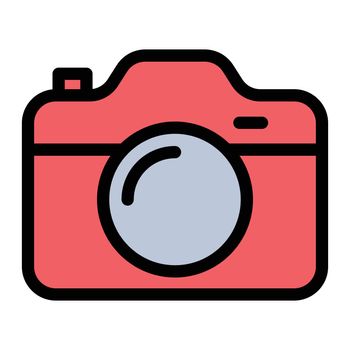 camera Vector illustration on a transparent background. Premium quality symbols. Stroke vector icon for concept and graphic design