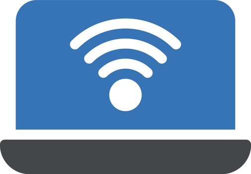 internet vector glyph colour icon