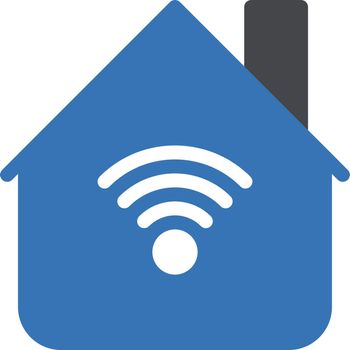 home vector glyph colour icon