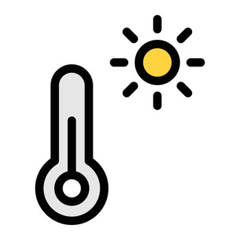 thermometer Vector illustration on a transparent background. Premium quality symbols. Stroke vector icon for concept and graphic design.