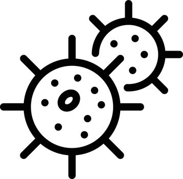 virus Vector illustration on a transparent background. Premium quality symbols. Stroke vector icon for concept and graphic design.
