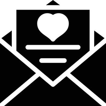 email vector glyph flat icon