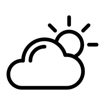 cloud Vector illustration on a transparent background. Premium quality symbols. Stroke vector icon for concept and graphic design