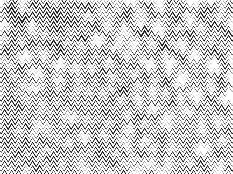 Halftone background. Wavy, zig-zag horizontal parallel lines. Abstract monochrome pattern. Vector illustration.
