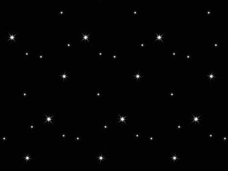 vector night sky with stars