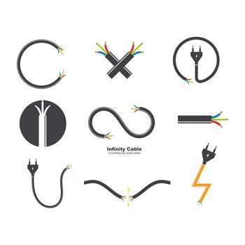 electric cable icon vector illustration design template