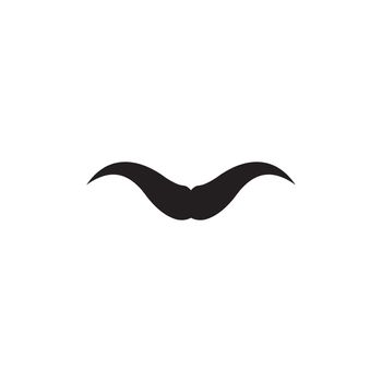 mustache icon template vector design