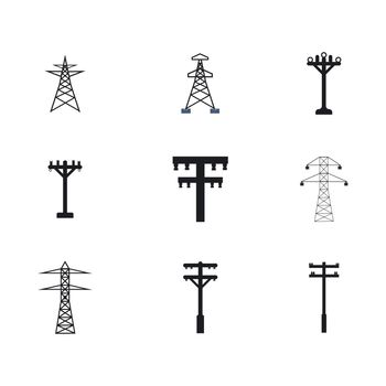 electrikal toweri illustration icon vector design