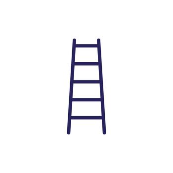 Vector illustration, flat design. Ladder Stairs icon