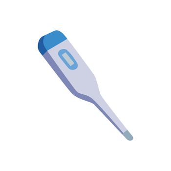 Medical digital thermometer icon on a white background. thermometer symbol. flat style.