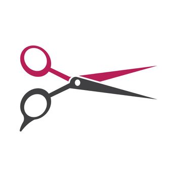 Scissors logo images  illustration design