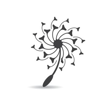 Dandelion logo images illustration design