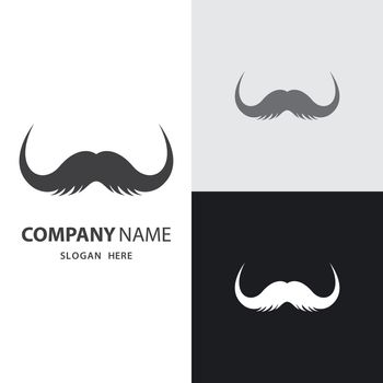 Mustache logo images illustration design