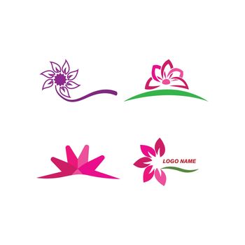 Beauty Vector Lotus flowers logo