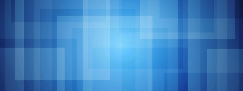 Abstract blue overlapping rectangle background
