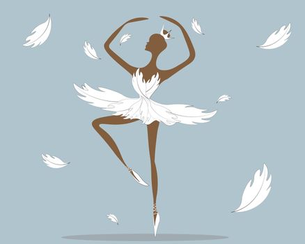 a beautiful ballerina. the gentle Lady in a tutu are elegant and graceful in the flight of the dance. The beauty of ballet