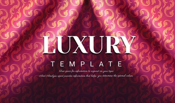 Purple curtains vector, silk texture satin velvet material, luxurious background or elegant wallpaper, EPS 10 vector illustration.