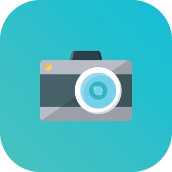 camera Vector illustration on a transparent background.Premium quality symmbols.Vector line flat icon for concept and graphic design.