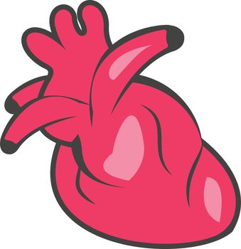 heart Vector illustration on a transparent background.Premium quality symmbols.Vector line flat icon for concept and graphic design.