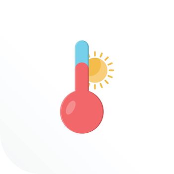 temperature Vector illustration on a transparent background.Premium quality symmbols.Vector line flat icon for concept and graphic design.