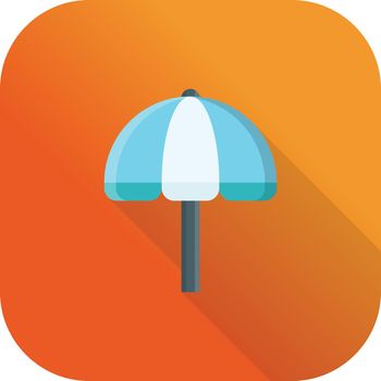 umbrella Vector illustration on a transparent background.Premium quality symmbols.Vector line flat icon for concept and graphic design.