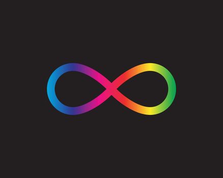  Infinity logo Vector Logo template illustration