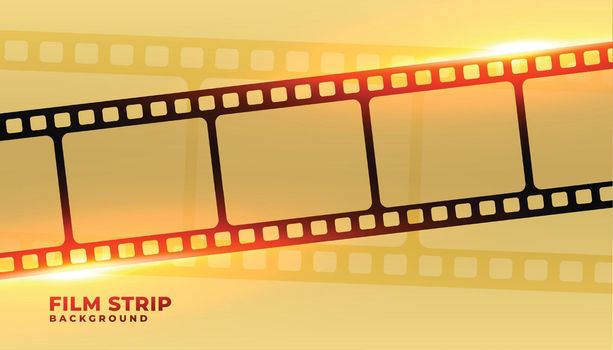 film strip background with light effect