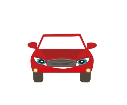 Car cartoon character