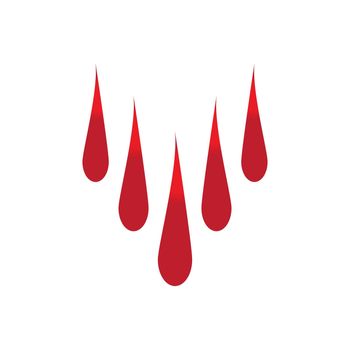 
Blood logo vector illustration design