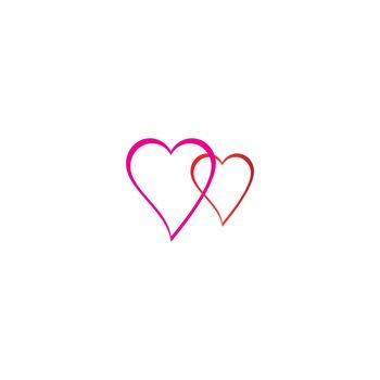 Love logo Vector illustration design Template