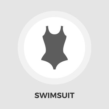 Swimsuit Icon Vector. Flat icon isolated on the white background. Editable EPS file. Vector illustration.