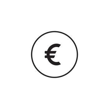 Euro currency icon vector illustration design