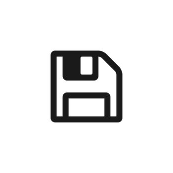 File save icon isolated on white background. Saving symbol Vector EPS10