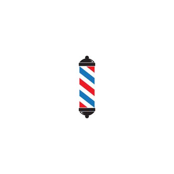 Barber vector icon illustration logo design.