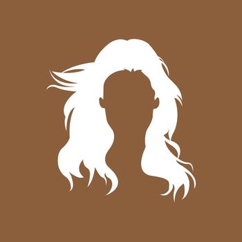 Hair icon vector illustration symple design.