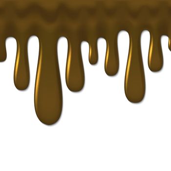 Gold caramel background, template for banner design