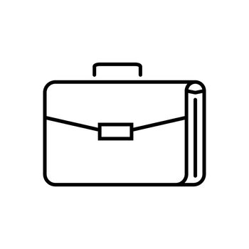Briefcase Thin Line Related Vector Icon