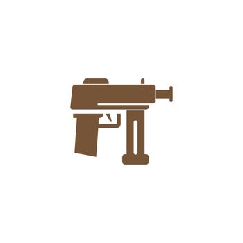 Firearms icon logo design illustration template vector